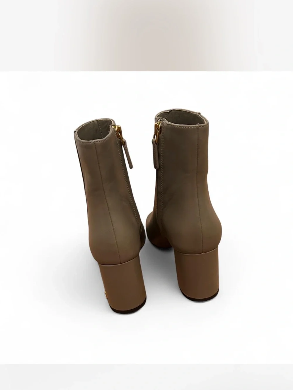 Tory Burch grey Block Heel Ankle Boots